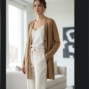 Vintage Currants S long button cardigan sweater preppy quiet luxury